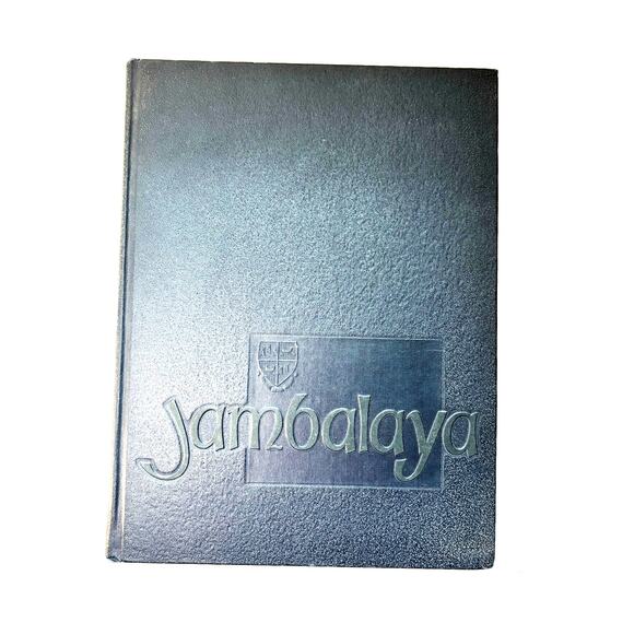 1967 Tulane University Vintage Yearbook Jambalaya Louisiana Embossed Cover - Picture 1 of 8